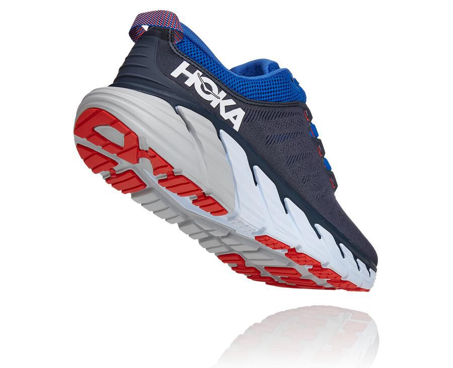 Hoka One One Tenisky Panske Čierne/Modre - Gaviota 3 - 84029-YUPQ